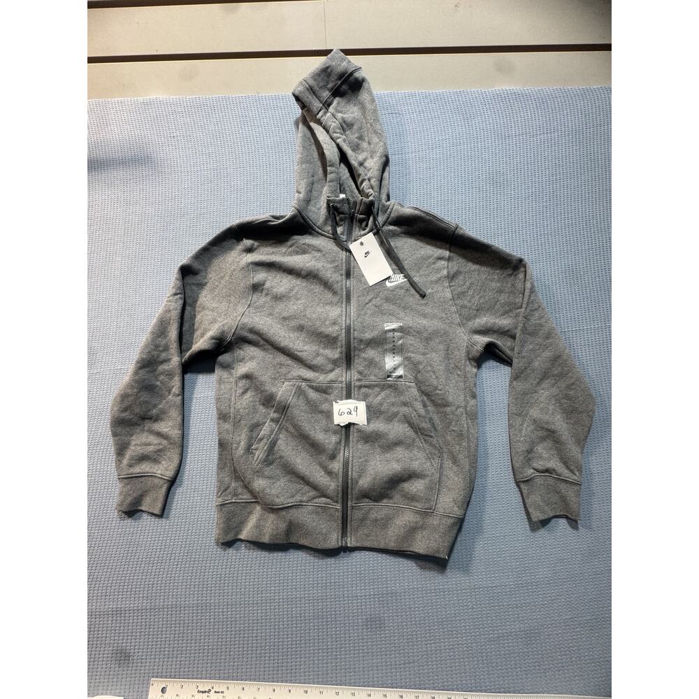 Nike Swoosh Hoodie Men Sz M Gray‎ Brand New